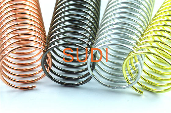 Electroplated 3/4&quot; Notebook Coil Binding For Reports